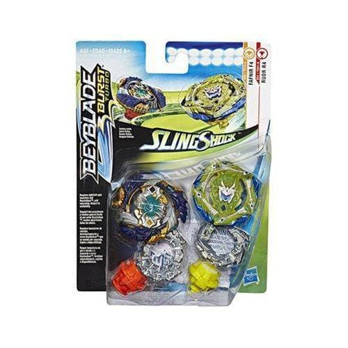Beyblade Burst Slingshock Dual Pack Rail Riding Battle Tops