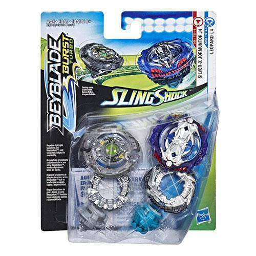 Beyblade Burst Slingshock Dual Pack Rail Riding Battle Tops