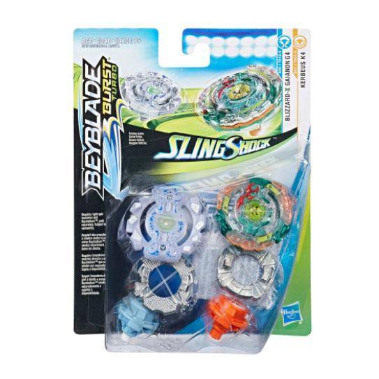 Beyblade Burst Slingshock Dual Pack Rail Riding Battle Tops