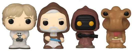 Bitty Pop Star Wars Luke Jawa Four Pack Display Shelves