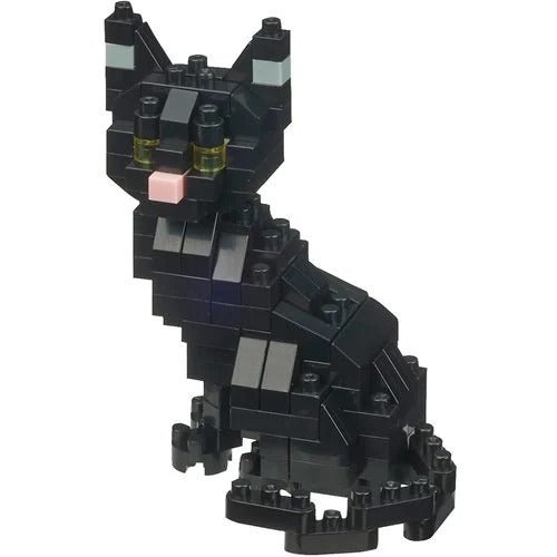 Black Cat Nanoblock Figure For Creative Builders Worldwide