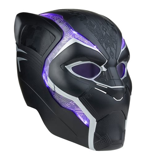 Black Panther Marvel Legends Electronic Helmet With Flip Lenses