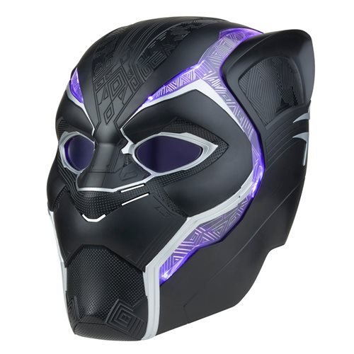 Black Panther Marvel Legends Electronic Helmet With Flip Lenses
