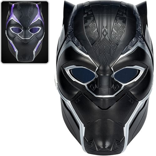 Black Panther Marvel Legends Electronic Helmet With Flip Lenses
