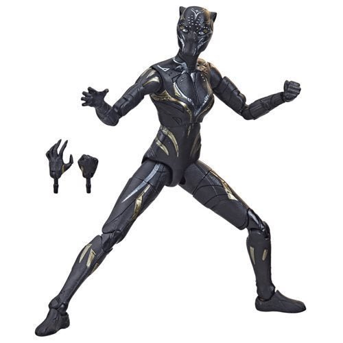 Black Panther 6 Inch Marvel Legends Figure With Swappable Hands