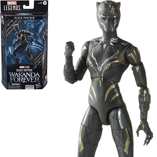 Black Panther 6 Inch Marvel Legends Figure With Swappable Hands
