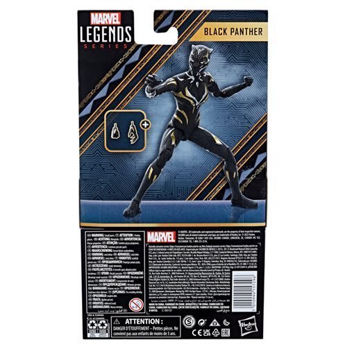 Black Panther 6 Inch Marvel Legends Figure With Swappable Hands