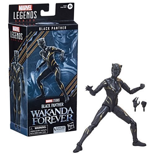 Black Panther 6 Inch Marvel Legends Figure With Swappable Hands