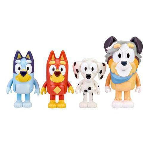 Bluey Figures Four Pack Set For Imaginative Playtime Fun