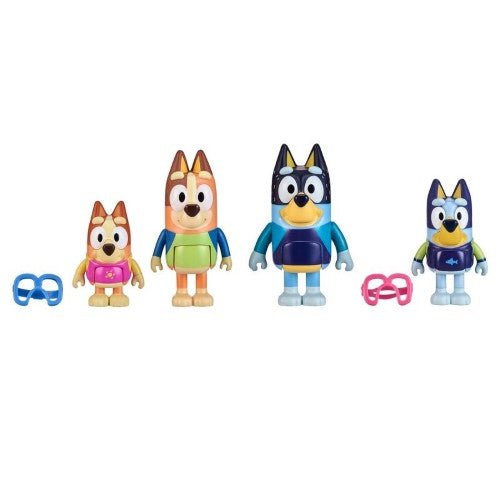 Bluey Figures Four Pack Set For Imaginative Playtime Fun