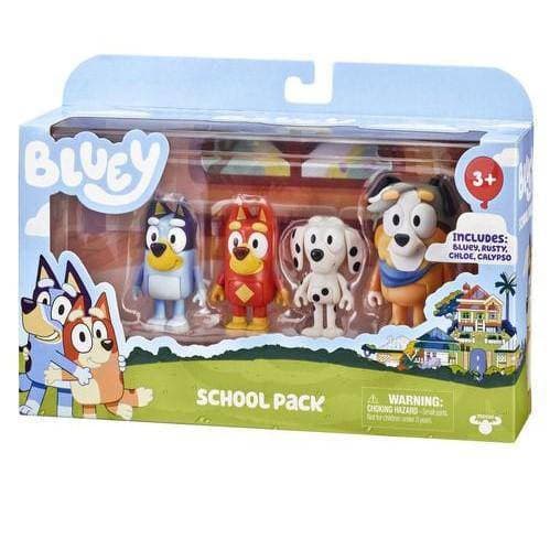 Bluey Figures Four Pack Set For Imaginative Playtime Fun