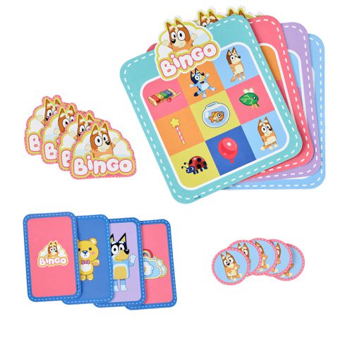 Bluey Bingo Game Set For Kids With Interactive Family Fun