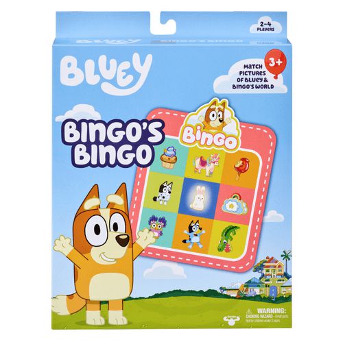 Bluey Bingo Game Set For Kids With Interactive Family Fun