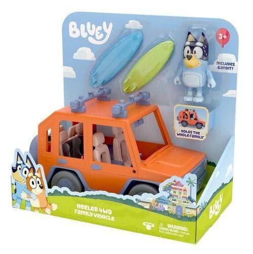 Bluey Family Cruiser 4WD Vehicle Fits Four Figures