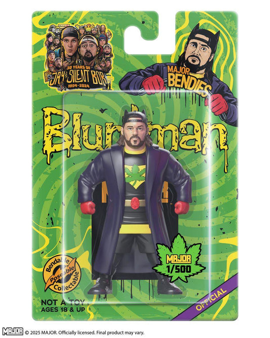 Action Figure | Bendable | Bluntman Major Bendie | Collectible Toy