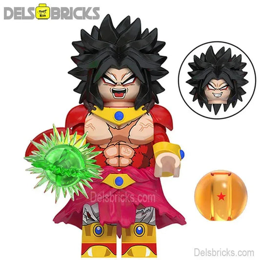 Broly Dragon Ball Z Super Lego Minifigures Anime Custom Toys 2 - ToylandEU