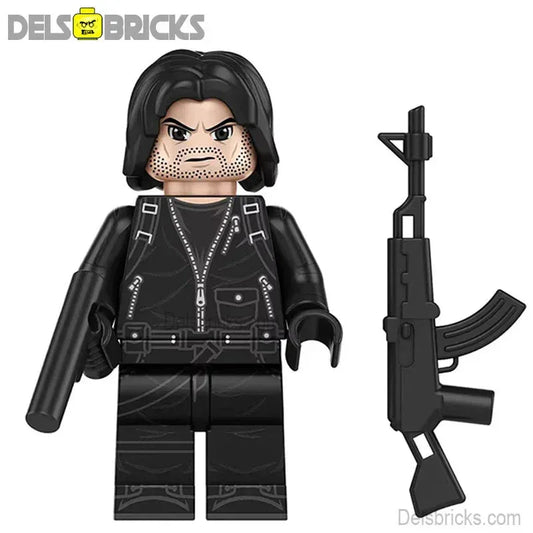 Lego Minifigures Bucky Barnes Winter Soldier Collectible Figure - ToylandEU