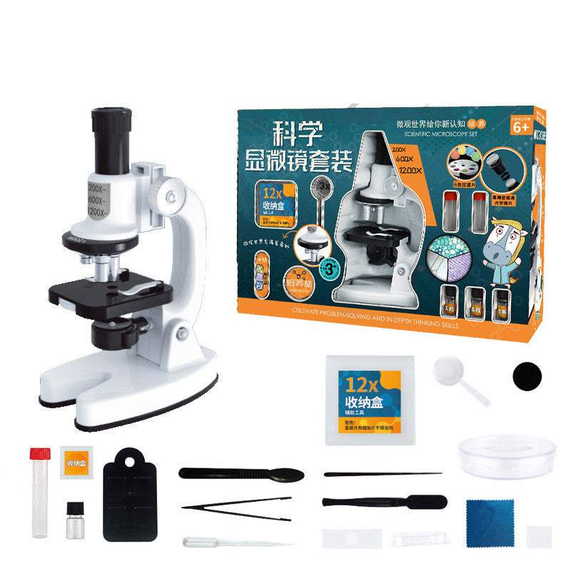 1200x HD Microscope Toy Set | Biology Science Experiment Kit