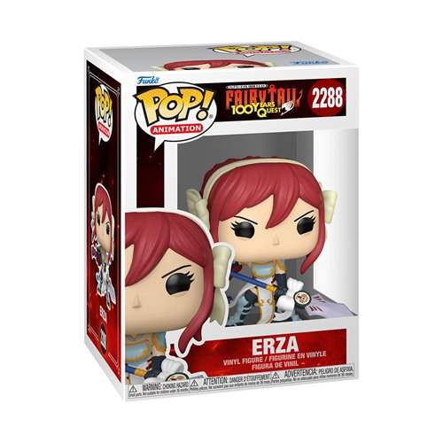 Funko Pop Figure | Fairy Tail Erza | 100 Years Quest | Number 2288