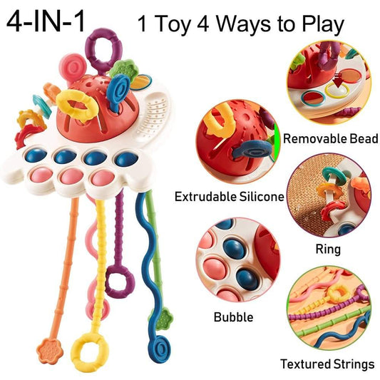 Silicone Octopus Finger Puppet | Sensory Toy
