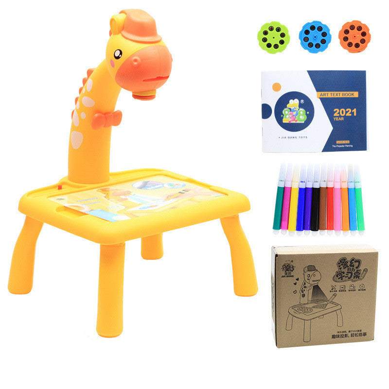 Kids' LED Projector Drawing Table | ABS Plastic | Drawing & Painting Kits