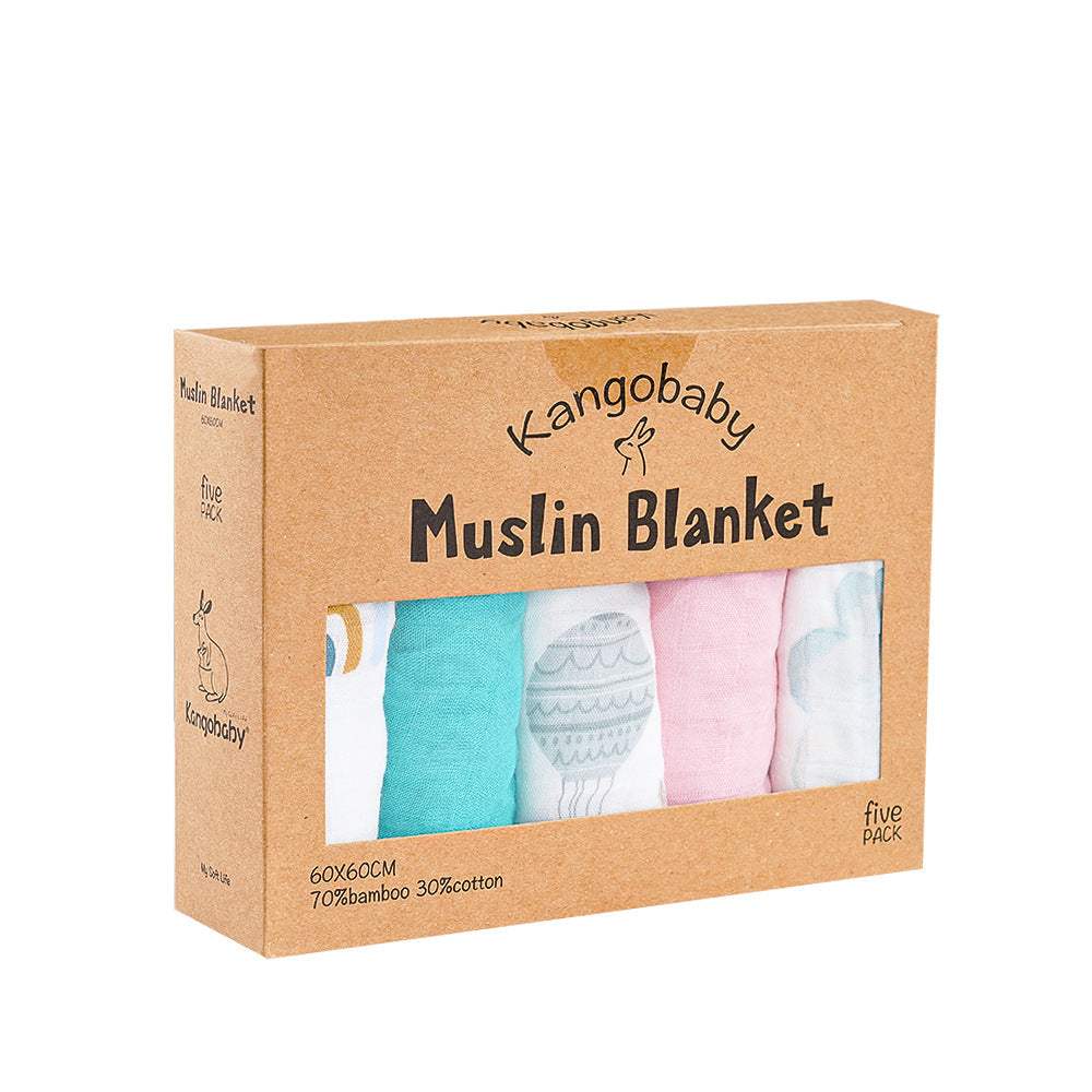 Baby Gauze Saliva Towel Bib | Bamboo Fiber Blend