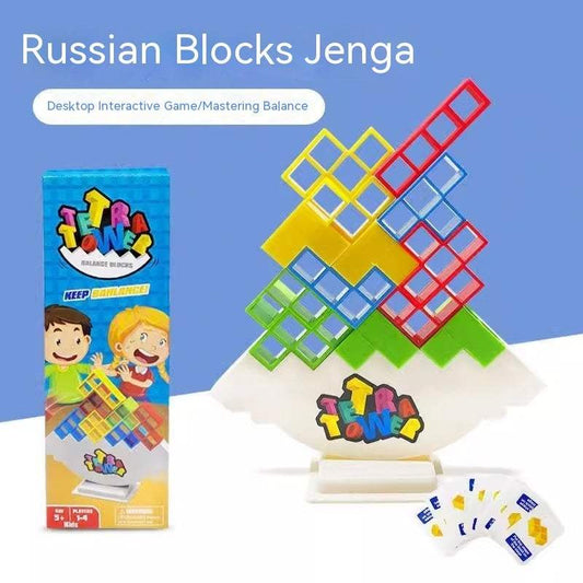 Russian Balance Swing Blocks Game | 16 Or 32 Blocks