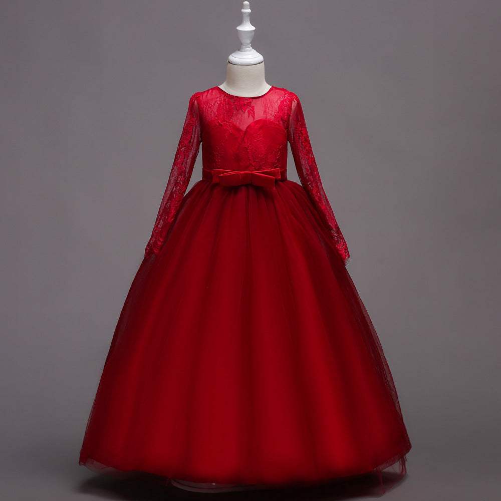 Kids' Long Flower Girl Dress | Polyester