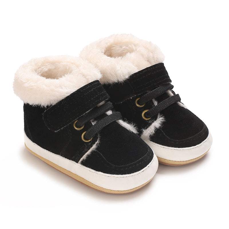 Kids' Plush Warm Rubber-Sole Shoes | Non-Slip