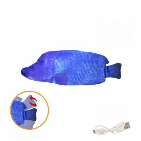 Electric Jumping Fish Cat Toy | USB, Touch Sensor