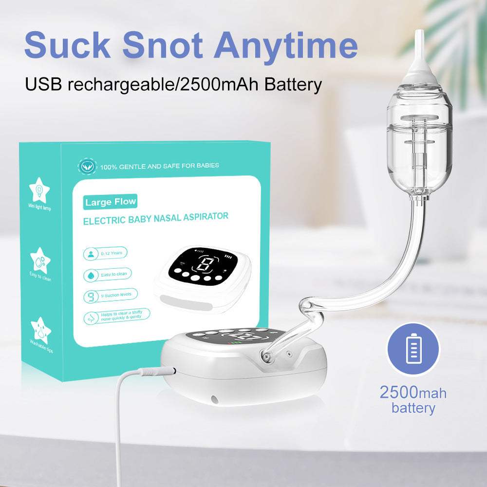 Electric Baby Nasal Aspirator | Catheter Type, White
