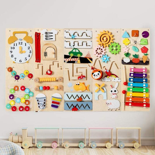 Wall Game Busy Board | Early Education Exploration