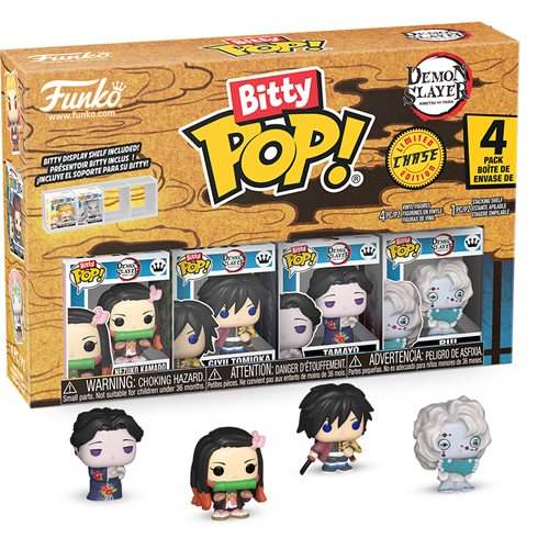 Funko Bitty Pop | Demon Slayer Nezuko | 4 Mini Pack | Vinyl Collectible Set