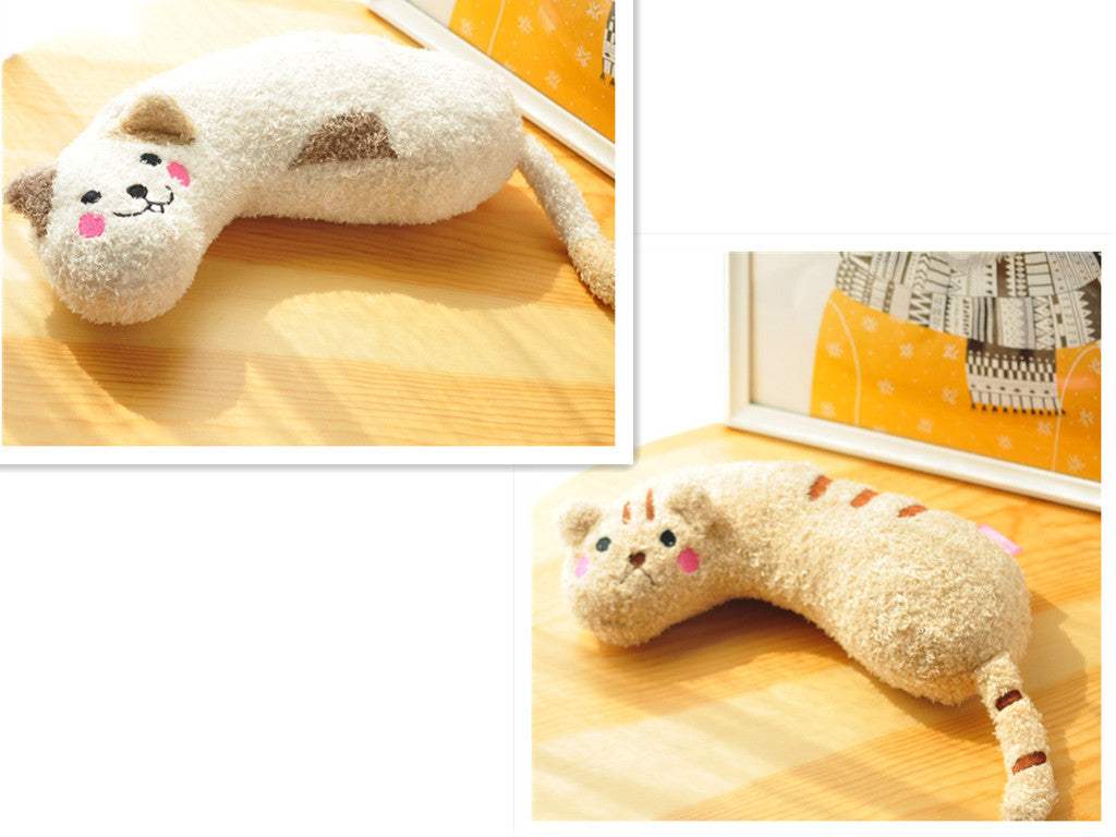 Plush Cat Pillow Toy | Teaser Stick