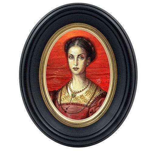 Lady Bathory Monster Cameo Portraits In Handcrafted Frames