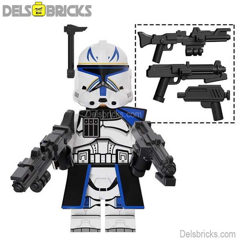 Captain Rex 501st Legion Clone trooper Phase 2 Lego Minifigures Custom Toys - ToylandEU