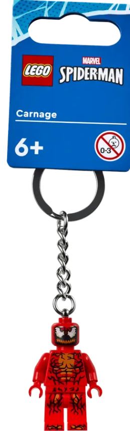 LEGO® Marvel Carnage Key Chain | Ages 6 Plus | 1 Piece | 854154