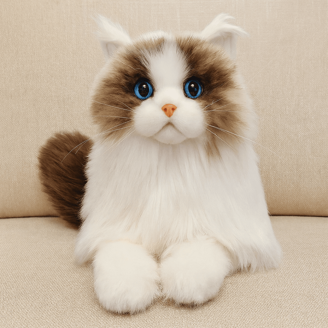 Therapy Cat Plush | Lifelike Realistic Look | Soft Calming Texture | Dementia Care