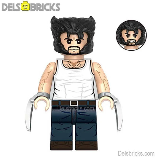 Cavilrene Wolverine Logan from X-Men & Deadpool Lego Minifigures Custom Toys - ToylandEU
