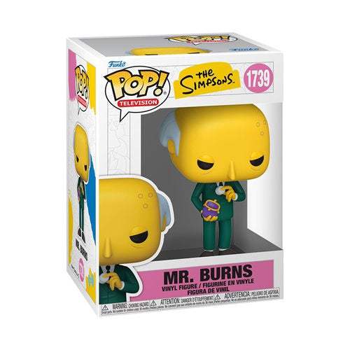 Pop Vinyl Figure | The Simpsons Mr Burns | Collector 1739 | Standard Size