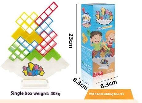 Russian Balance Swing Blocks Game | 16 Or 32 Blocks