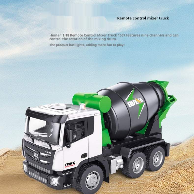 Remote Controlled Mixer Truck Toy | Electric
