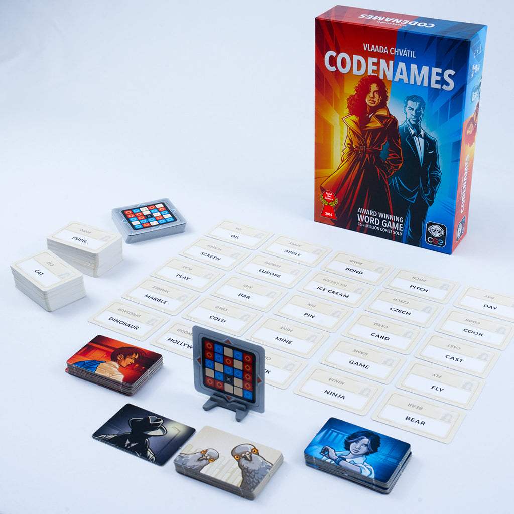 Codenames Party Word Game | 2 Spymaster Teams