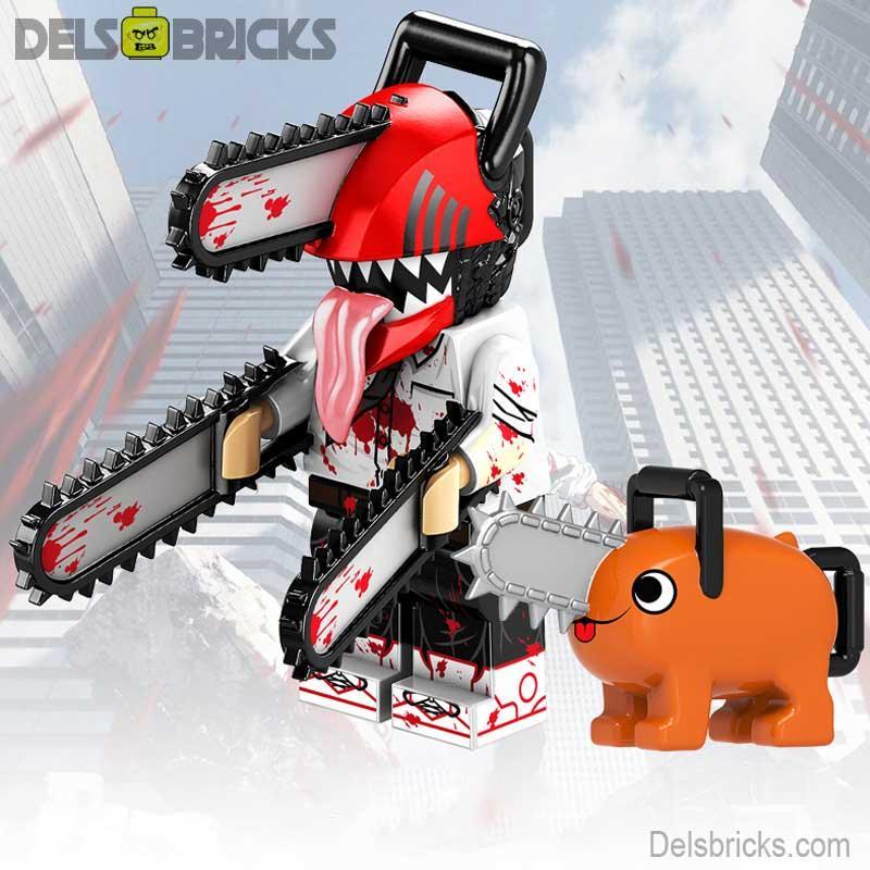 Chainsaw Man Denji & Pochita NEW Lego Minifigures Custom Toys - ToylandEU