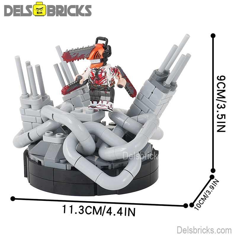 Chainsaw Man Denji & War zone Playset Lego Minifigures - ToylandEU