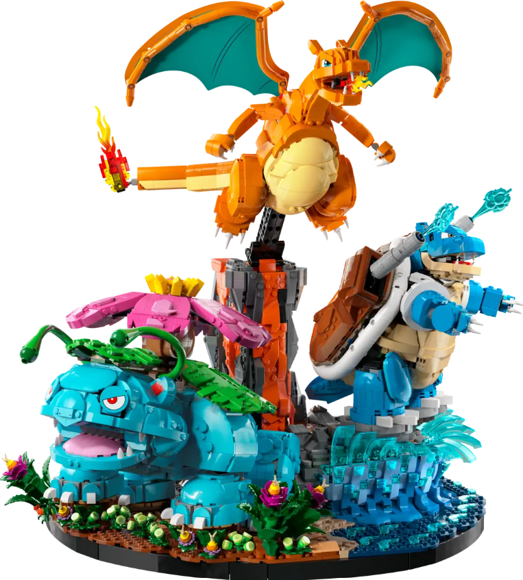 LEGO® Pokémon Set | Venusaur Charizard And Blastoise | 6838 Pieces | Ages 18+