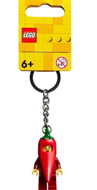 LEGO® Chili Girl Key Chain | Minifigure Accessory | Ages 6 and Up | 1 Piece
