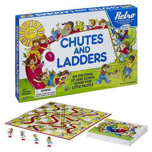 Chutes And Ladders Retro 1978 Edition Nostalgic Family Board Game