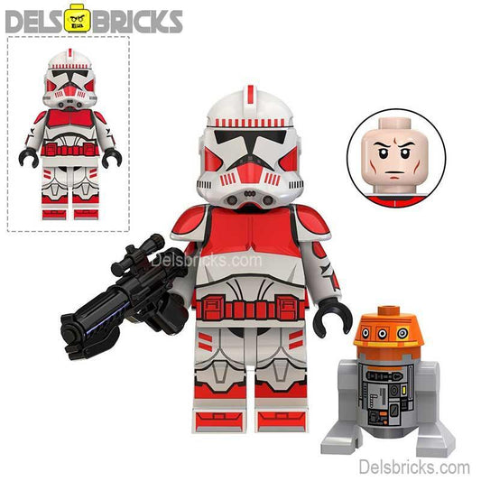 Coruscant Guard Shock trooper Star Wars Lego Minifigures Custom Toys 3 - ToylandEU
