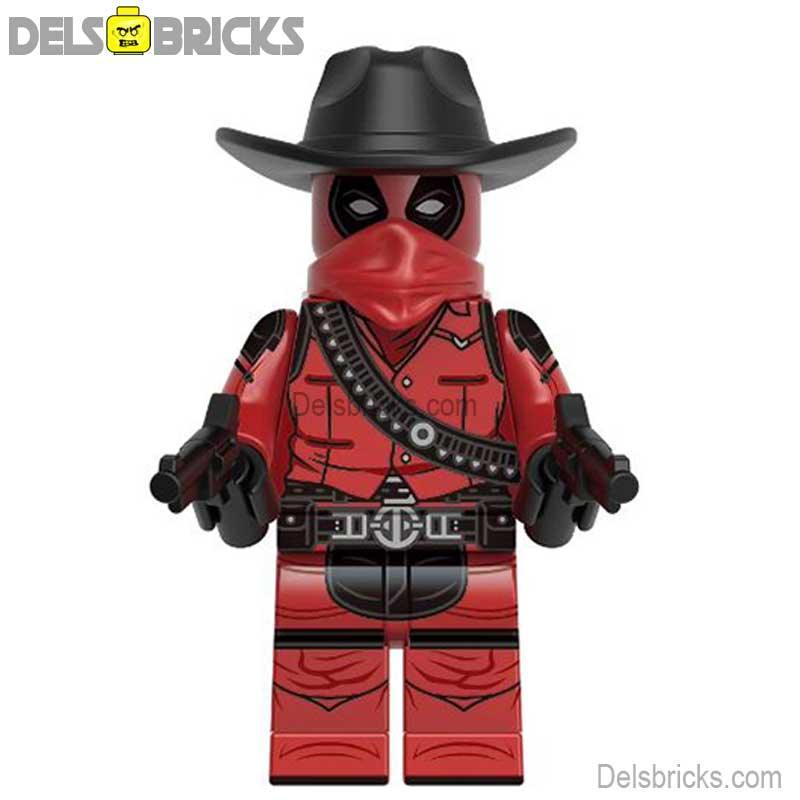 Cowboy deadpool from Deadpool & Wolverine Movie Lego Minifigures Custom Toys 2 - ToylandEU